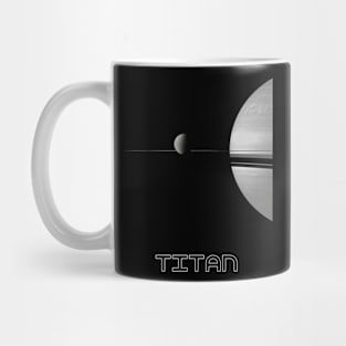 Saturn’s Rings and Titan 90 Mug